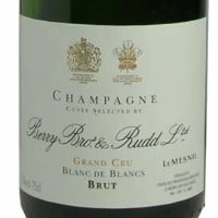 Berry Bros & Rudd Grand Cru Blanc de Blancs Le Mesnil / ベリー・ブラザーズ・アンド・ラッド・グラン・クリュ・ブラン・ド・ブラン・ル・メニル