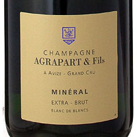 Agrapart Minéral Extra Brut Blanc de Blancs Grand Cru / アグラパール・ミネラル・エクストラ・ブリュット・ブラン・ド・ブラン・グラン・クリュ